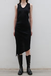 marc le bihan sleeveless pleated T-shirt 1867 E23 black